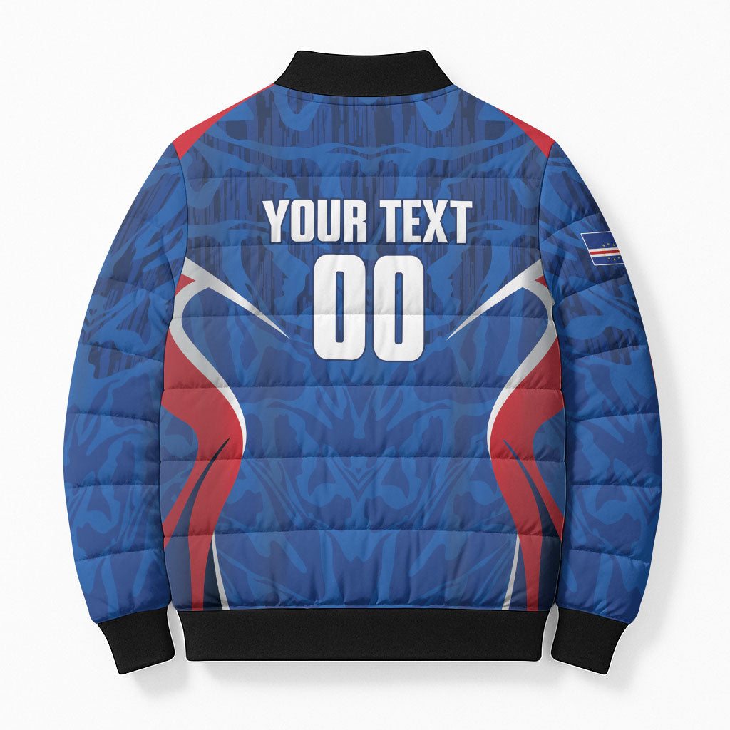 Cape Verde Basketball 2026 Custom Bomber Puffer Jacket Come On Hammer Sharks
