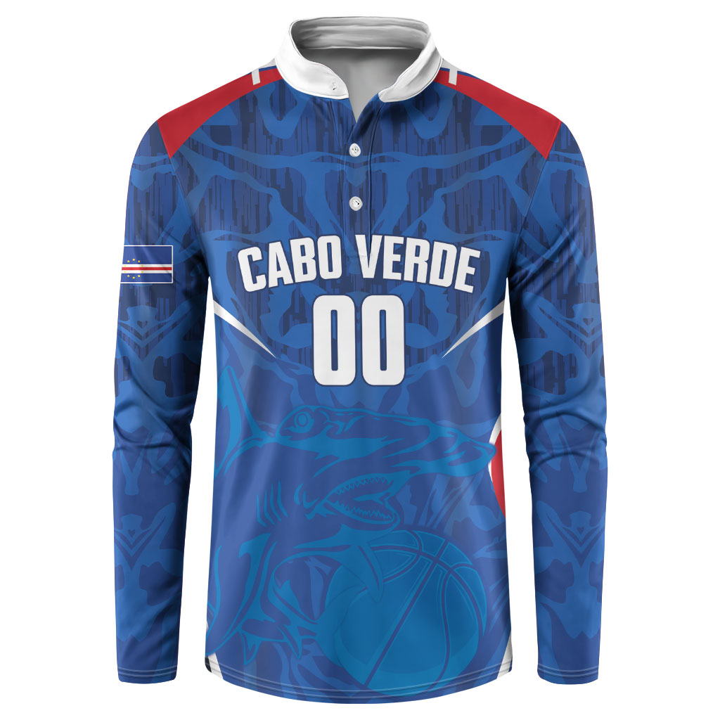 Cape Verde Basketball 2026 Custom Button Sweatshirt Come On Hammer Sharks