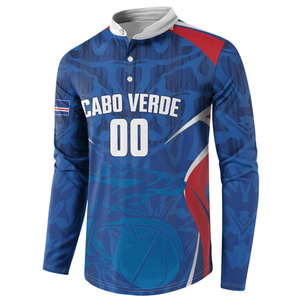 Cape Verde Basketball 2026 Custom Button Sweatshirt Come On Hammer Sharks