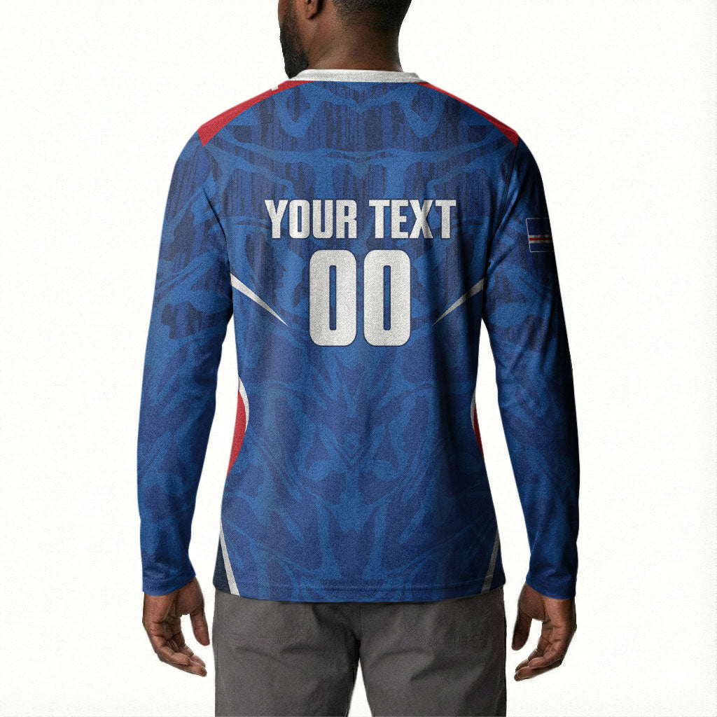 Cape Verde Basketball 2026 Custom Button Sweatshirt Come On Hammer Sharks