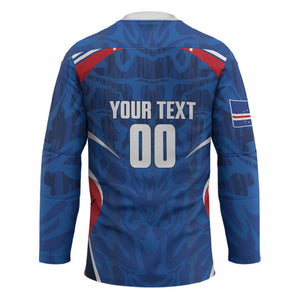 Cape Verde Basketball 2026 Custom Hockey Jersey Come On Hammer Sharks