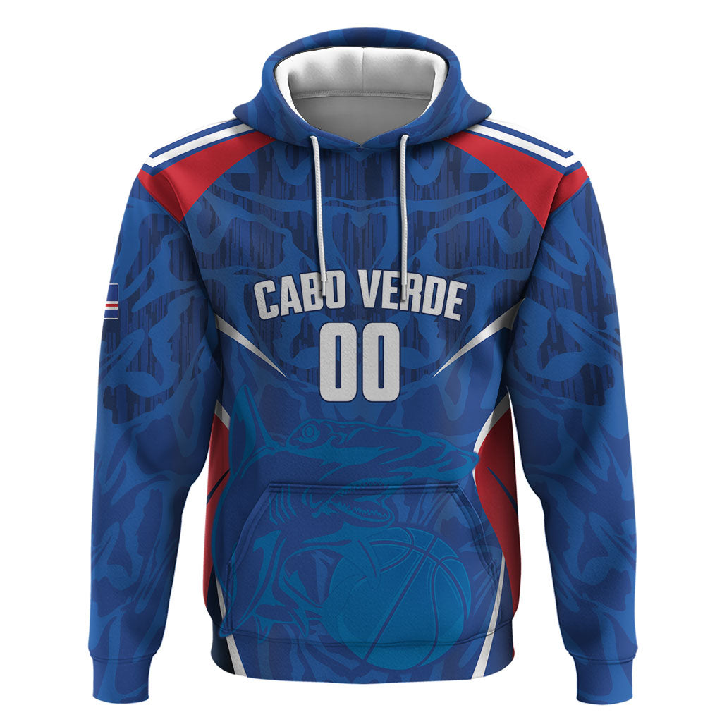 Cape Verde Basketball 2026 Custom Hoodie Come On Hammer Sharks