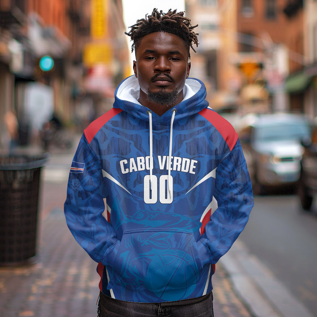 Cape Verde Basketball 2026 Custom Hoodie Come On Hammer Sharks