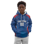 Cape Verde Basketball 2026 Custom Kid Hoodie Come On Hammer Sharks