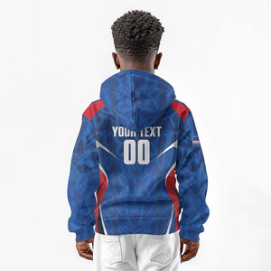 Cape Verde Basketball 2026 Custom Kid Hoodie Come On Hammer Sharks