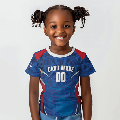 Cape Verde Basketball 2026 Custom Kid T shirt Come On Hammer Sharks
