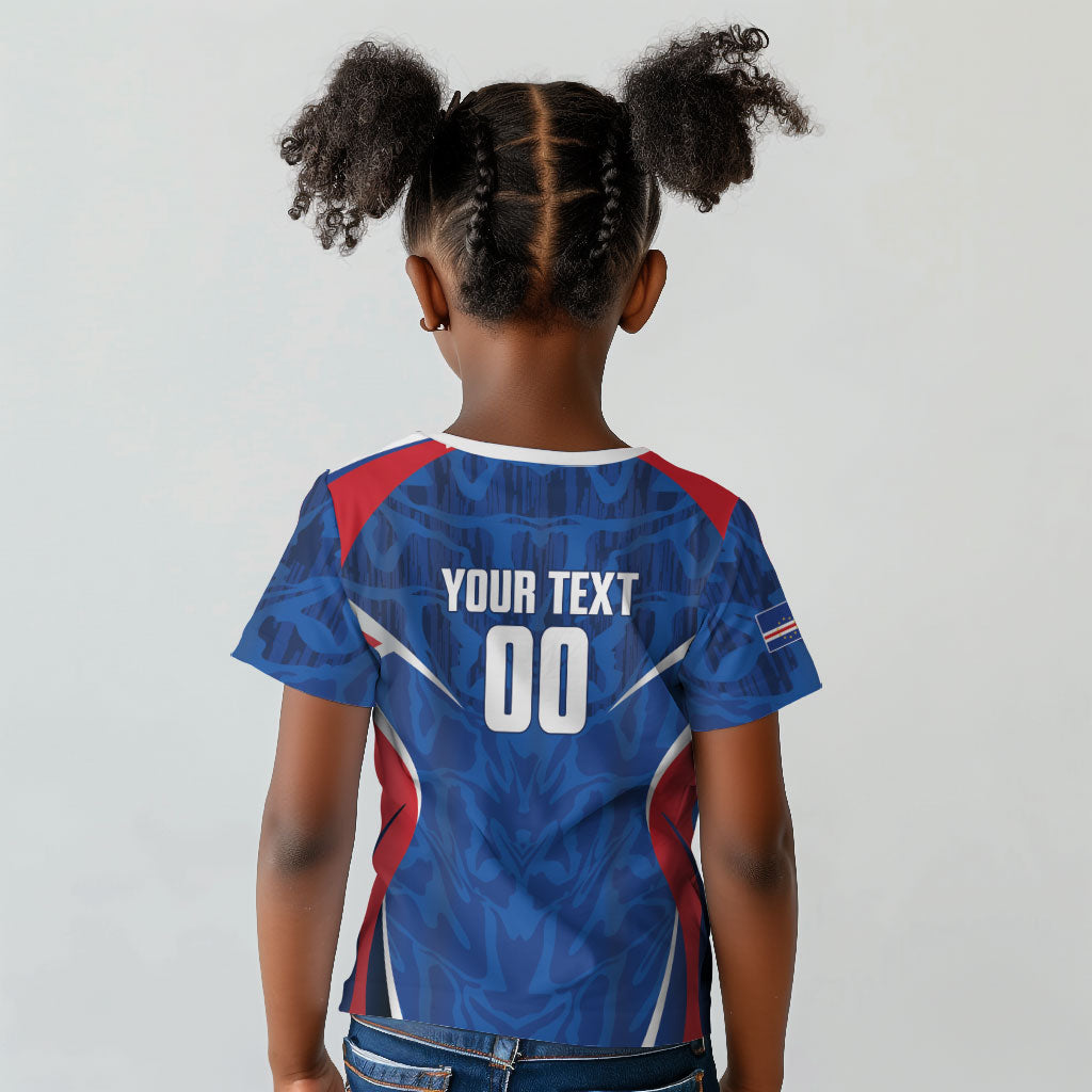 Cape Verde Basketball 2026 Custom Kid T shirt Come On Hammer Sharks