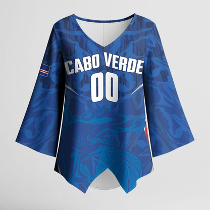 Cape Verde Basketball 2026 Custom Kimono Sleeve Blouse Come On Hammer Sharks