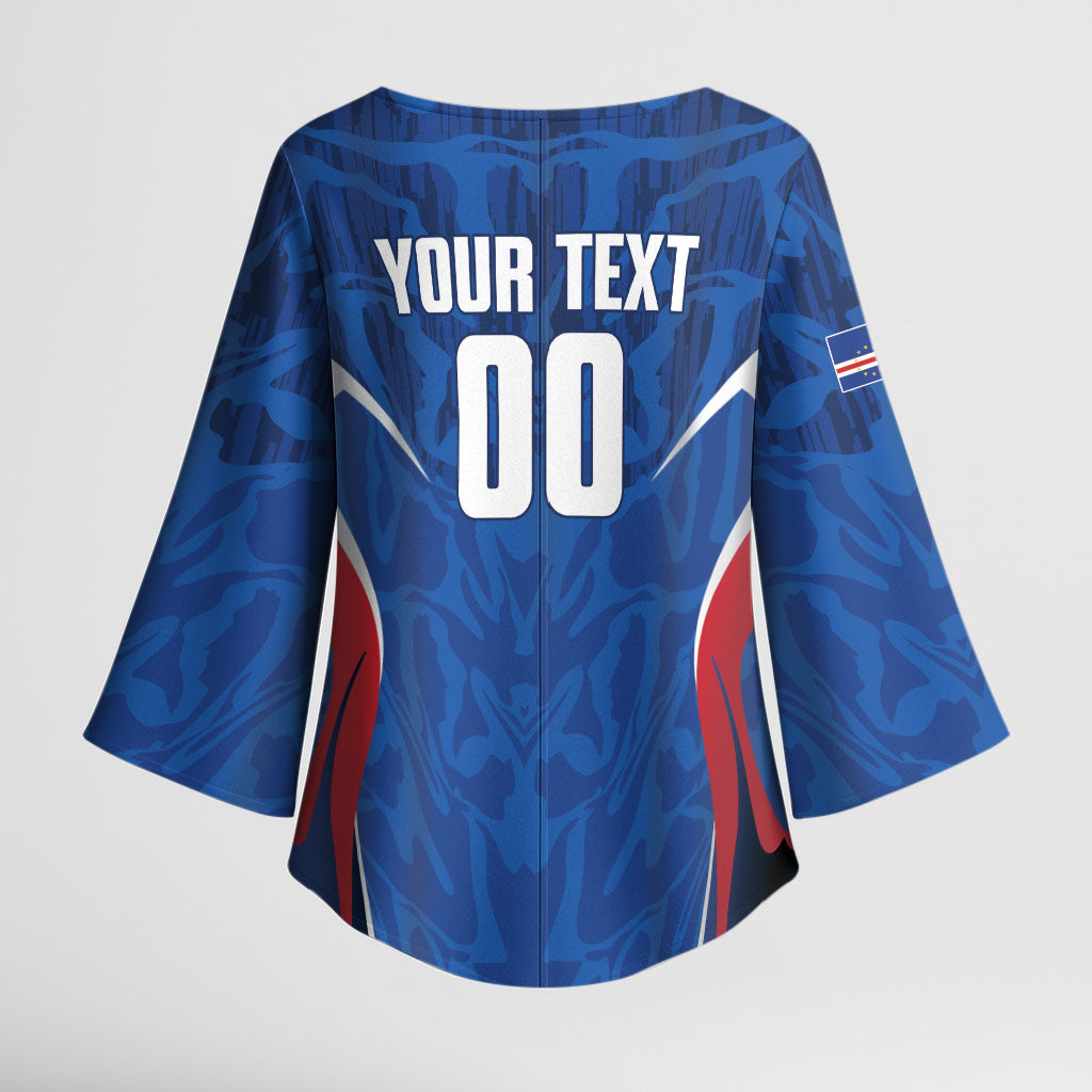 Cape Verde Basketball 2026 Custom Kimono Sleeve Blouse Come On Hammer Sharks