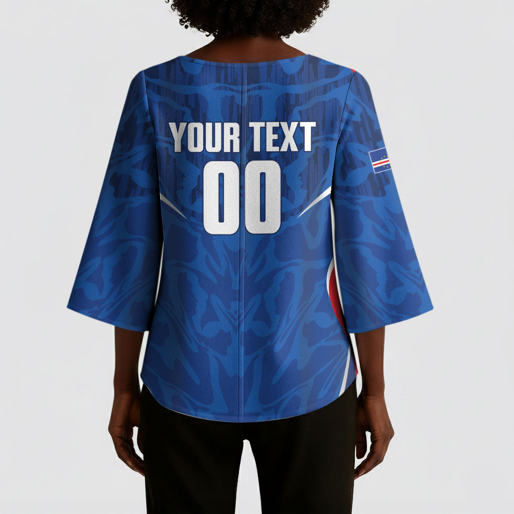 Cape Verde Basketball 2026 Custom Kimono Sleeve Blouse Come On Hammer Sharks