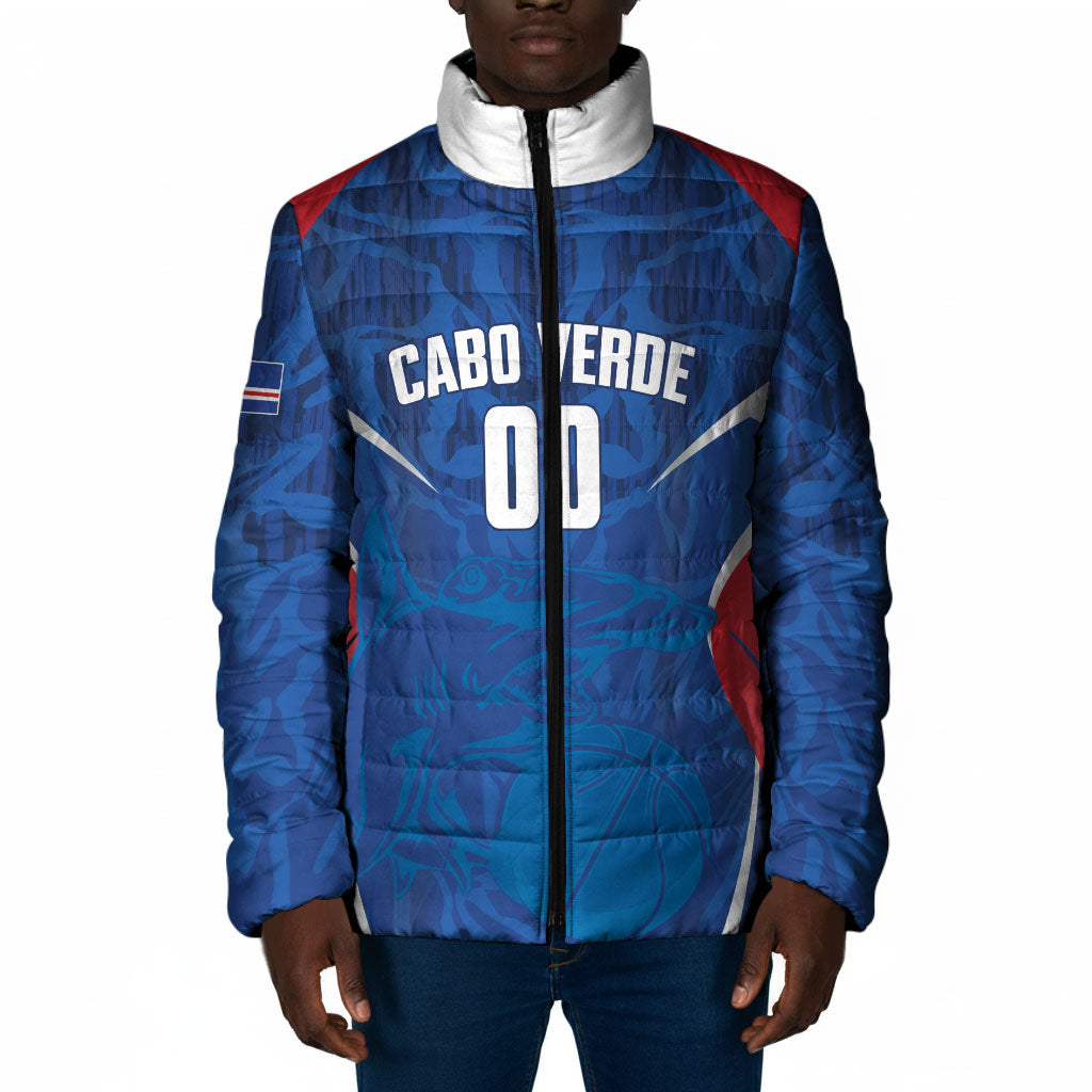 Cape Verde Basketball 2026 Custom Padded Jacket Come On Hammer Sharks