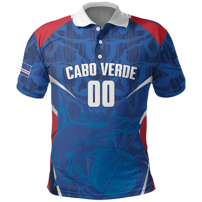 Cape Verde Basketball 2026 Custom Polo Shirt Come On Hammer Sharks