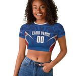 Cape Verde Basketball 2026 Custom Raglan Cropped T shirt Come On Hammer Sharks