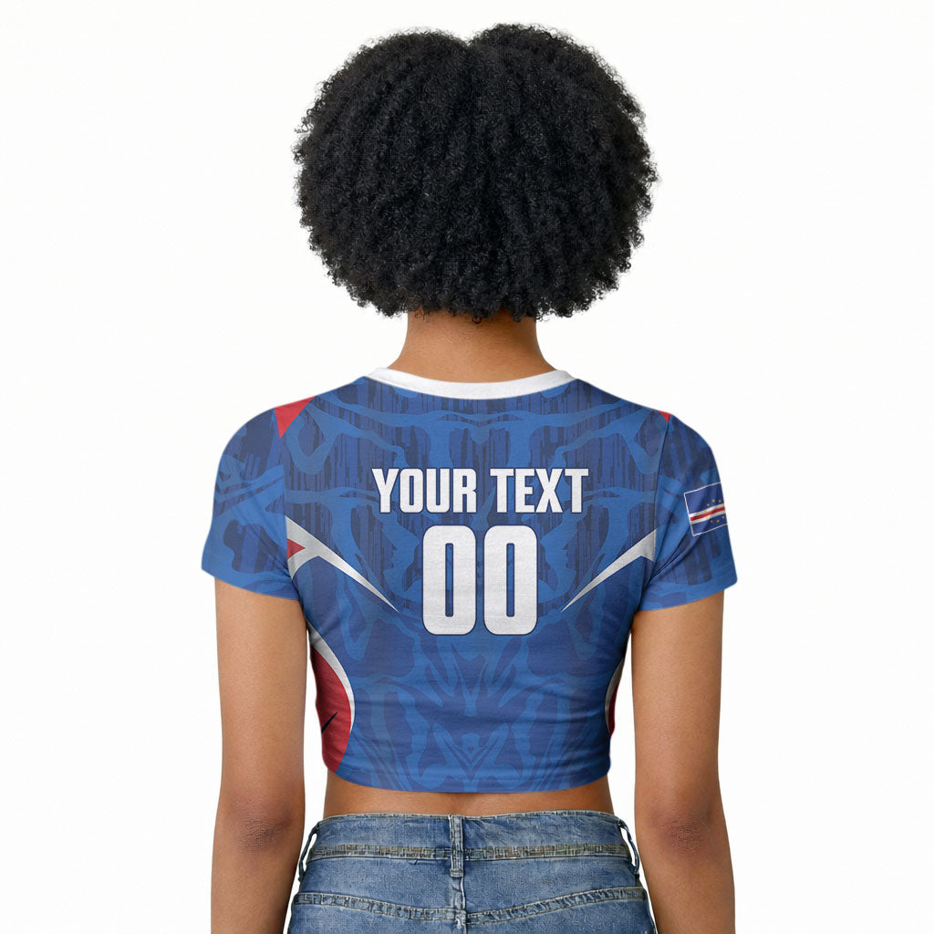 Cape Verde Basketball 2026 Custom Raglan Cropped T shirt Come On Hammer Sharks