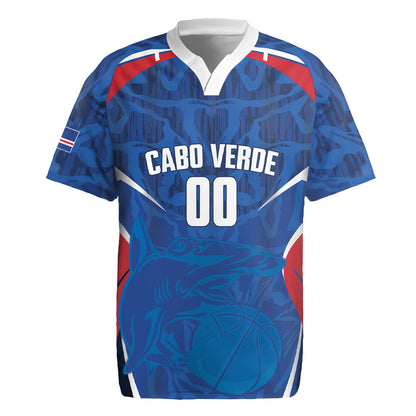 Cape Verde Basketball 2026 Custom Rugby Jersey Come On Hammer Sharks
