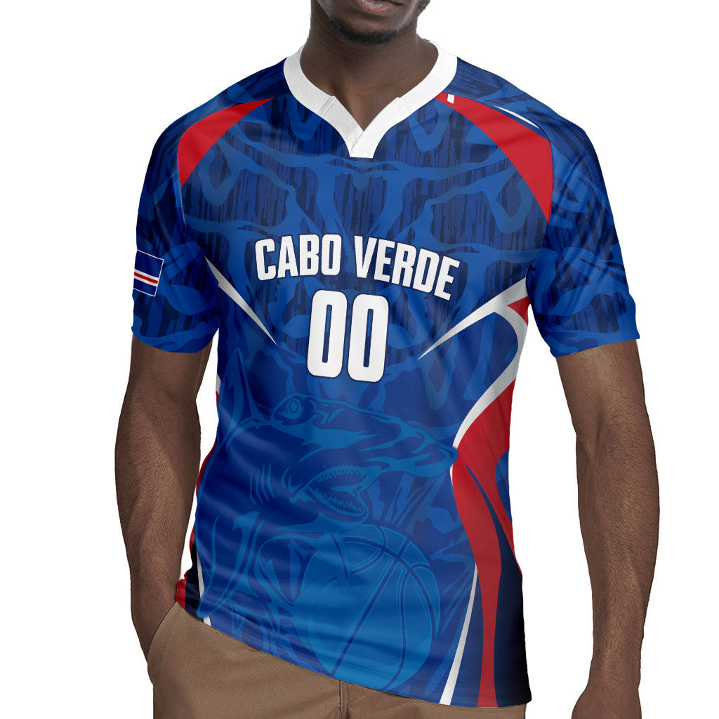 Cape Verde Basketball 2026 Custom Rugby Jersey Come On Hammer Sharks