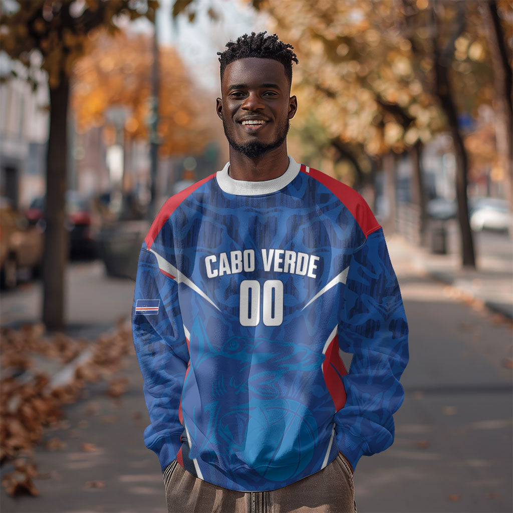 Cape Verde Basketball 2026 Custom Sweatshirt Come On Hammer Sharks