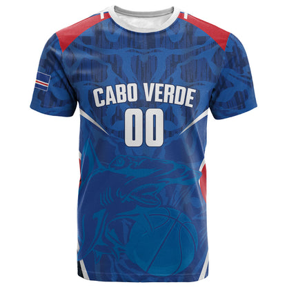 Cape Verde Basketball 2026 Custom T shirt Come On Hammer Sharks