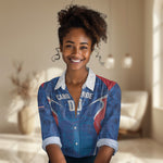 Cape Verde Basketball 2026 Custom Women Casual Shirt Come On Hammer Sharks