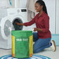 Senegal Basketball 2026 Custom Laundry Basket Come On Lions African Pattern