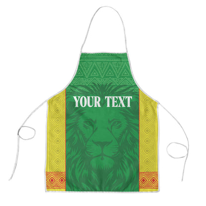 Senegal Basketball 2026 Custom Apron Come On Lions African Pattern