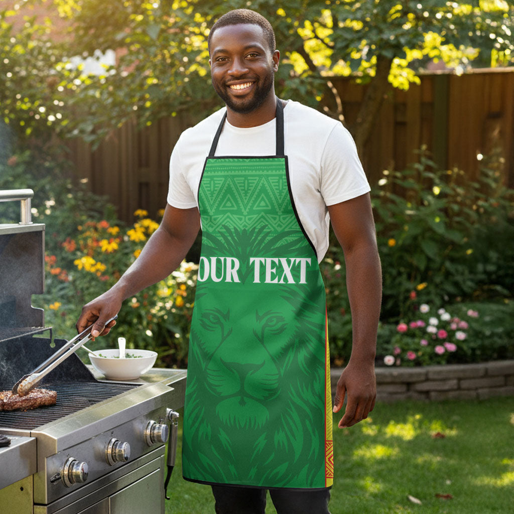 Senegal Basketball 2026 Custom Apron Come On Lions African Pattern