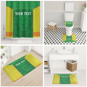 Senegal Basketball 2026 Custom Bathroom Set Come On Lions African Pattern