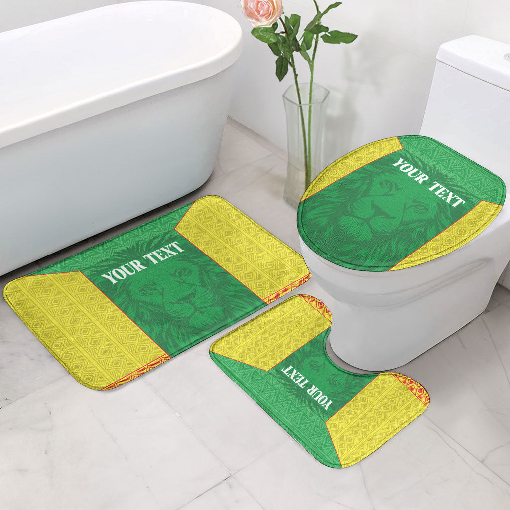 Senegal Basketball 2026 Custom Bathroom Set Come On Lions African Pattern