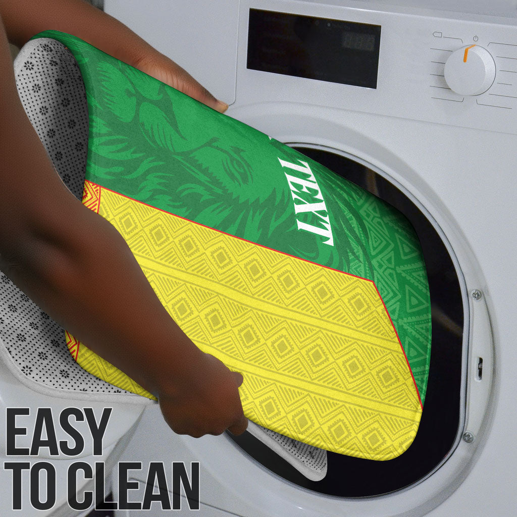 Senegal Basketball 2026 Custom Bathroom Set Come On Lions African Pattern