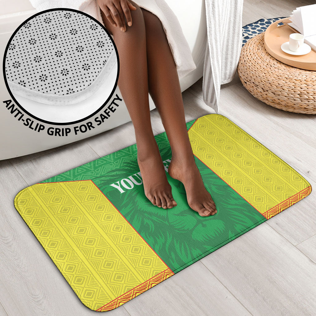 Senegal Basketball 2026 Custom Bathroom Set Come On Lions African Pattern