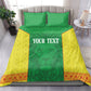 Senegal Basketball 2026 Custom Bedding Set Come On Lions African Pattern