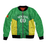 Senegal Basketball 2026 Custom Bomber Jacket Come On Lions African Pattern