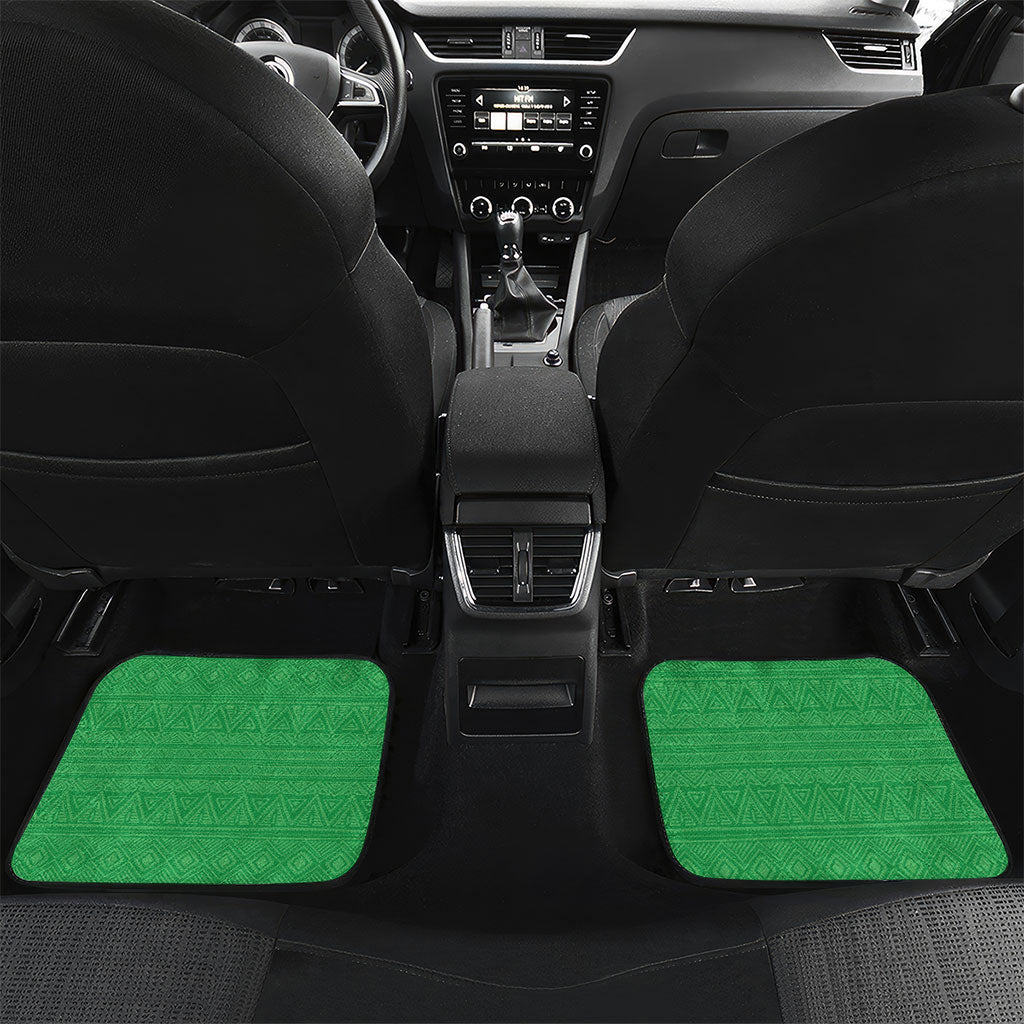 Senegal Basketball 2026 Custom Car Mats Come On Lions African Pattern