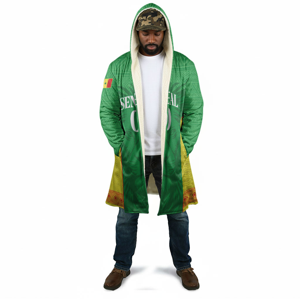 Senegal Basketball 2026 Custom Cloak Come On Lions African Pattern