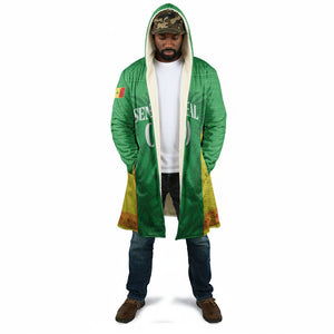 Senegal Basketball 2026 Custom Cloak Come On Lions African Pattern