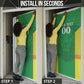 Senegal Basketball 2026 Custom Door Cover Come On Lions African Pattern