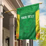 Senegal Basketball 2026 Custom Garden Flag Come On Lions African Pattern