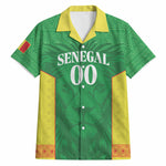 Senegal Basketball 2026 Custom Hawaiian Shirt Come On Lions African Pattern