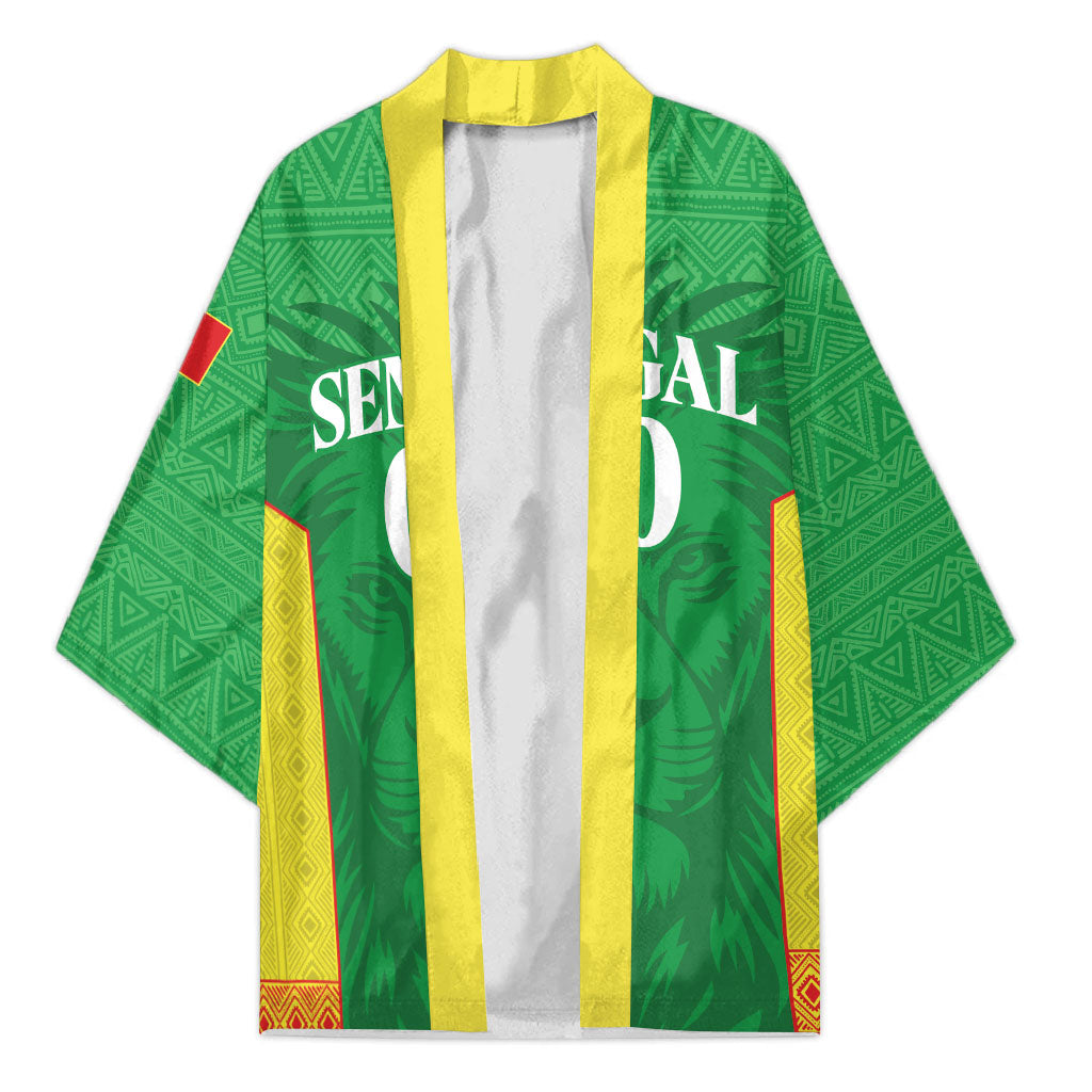 Senegal Basketball 2026 Custom Kimono Come On Lions African Pattern
