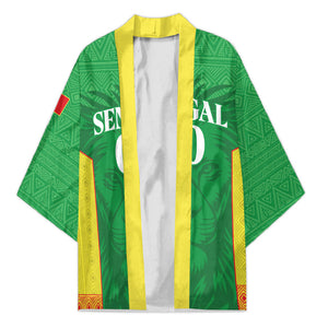 Senegal Basketball 2026 Custom Kimono Come On Lions African Pattern
