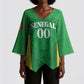 Senegal Basketball 2026 Custom Kimono Sleeve Blouse Come On Lions African Pattern