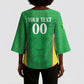 Senegal Basketball 2026 Custom Kimono Sleeve Blouse Come On Lions African Pattern