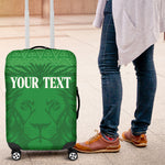Senegal Basketball 2026 Custom Luggage Cover Come On Lions African Pattern
