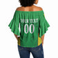 Senegal Basketball 2026 Custom Off Shoulder Wrap Waist Top Come On Lions African Pattern