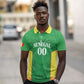 Senegal Basketball 2026 Custom Polo Shirt Come On Lions African Pattern