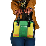 Senegal Basketball 2026 Custom Shoulder Handbag Come On Lions African Pattern