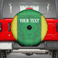 Senegal Basketball 2026 Custom Spare Tire Cover Come On Lions African Pattern