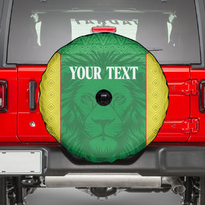 Senegal Basketball 2026 Custom Spare Tire Cover Come On Lions African Pattern
