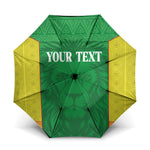 Senegal Basketball 2026 Custom Umbrella Come On Lions African Pattern