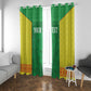 Senegal Basketball 2026 Custom Window Curtain Come On Lions African Pattern